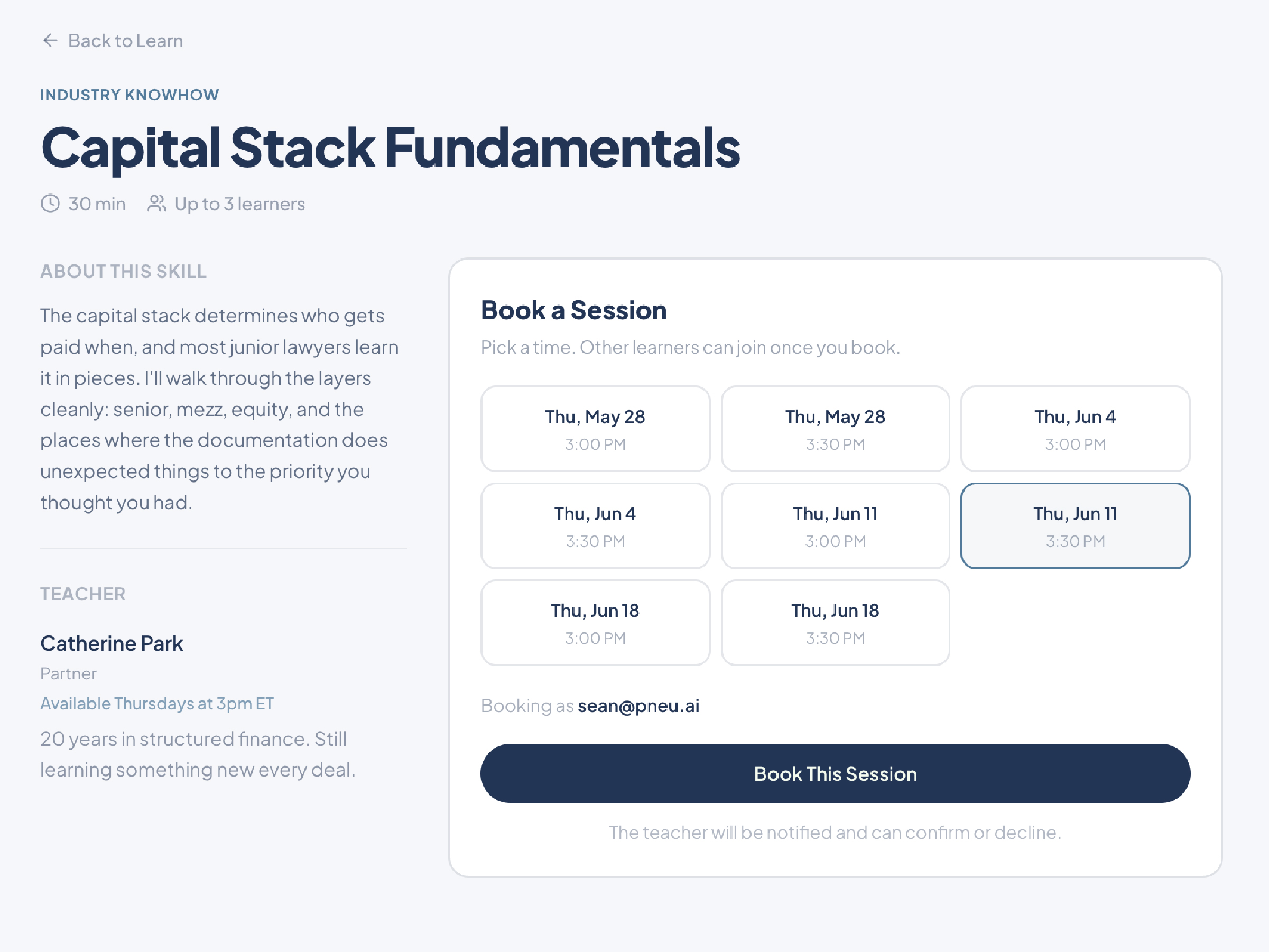 A tangible industry microskill listing in the Circuits marketplace.